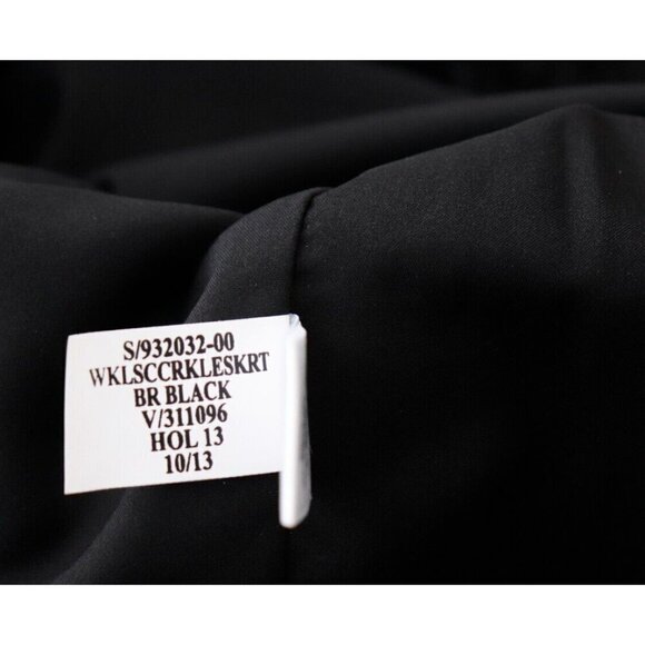 L'Wren Scott Banana Republic Women Size US4 Black Crackle Tweed Pencil Skirt NWT - Picture 4 of 8